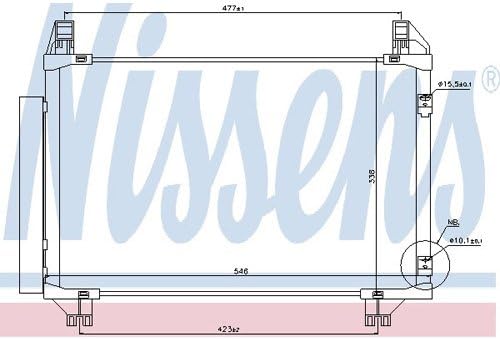 NISSENS 940130 Kondensator, Klimaanlage