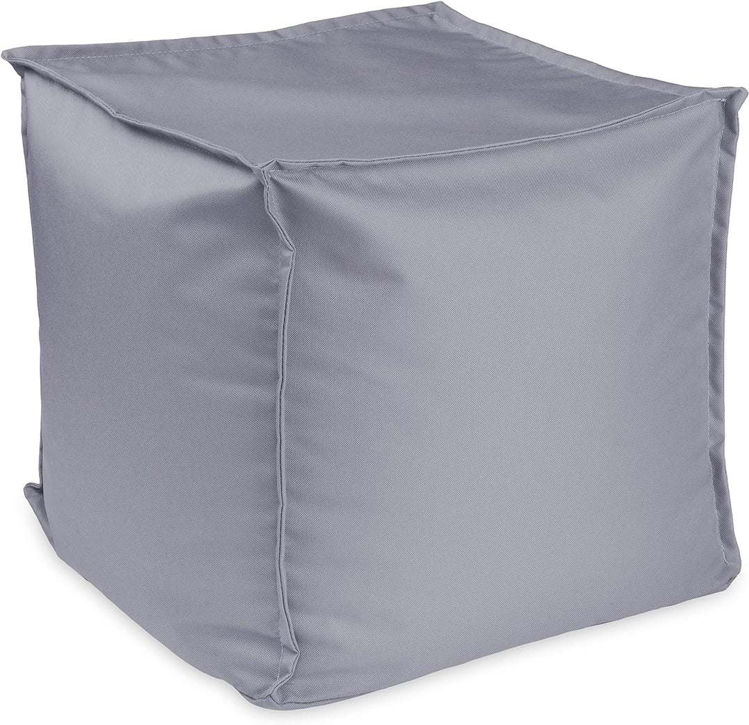 chilly pilley Sitzsack Sitzhocker mit EPS-Perlen Füllung 40x40x40cm Fusshocker Sitz-Pouf für Kinder