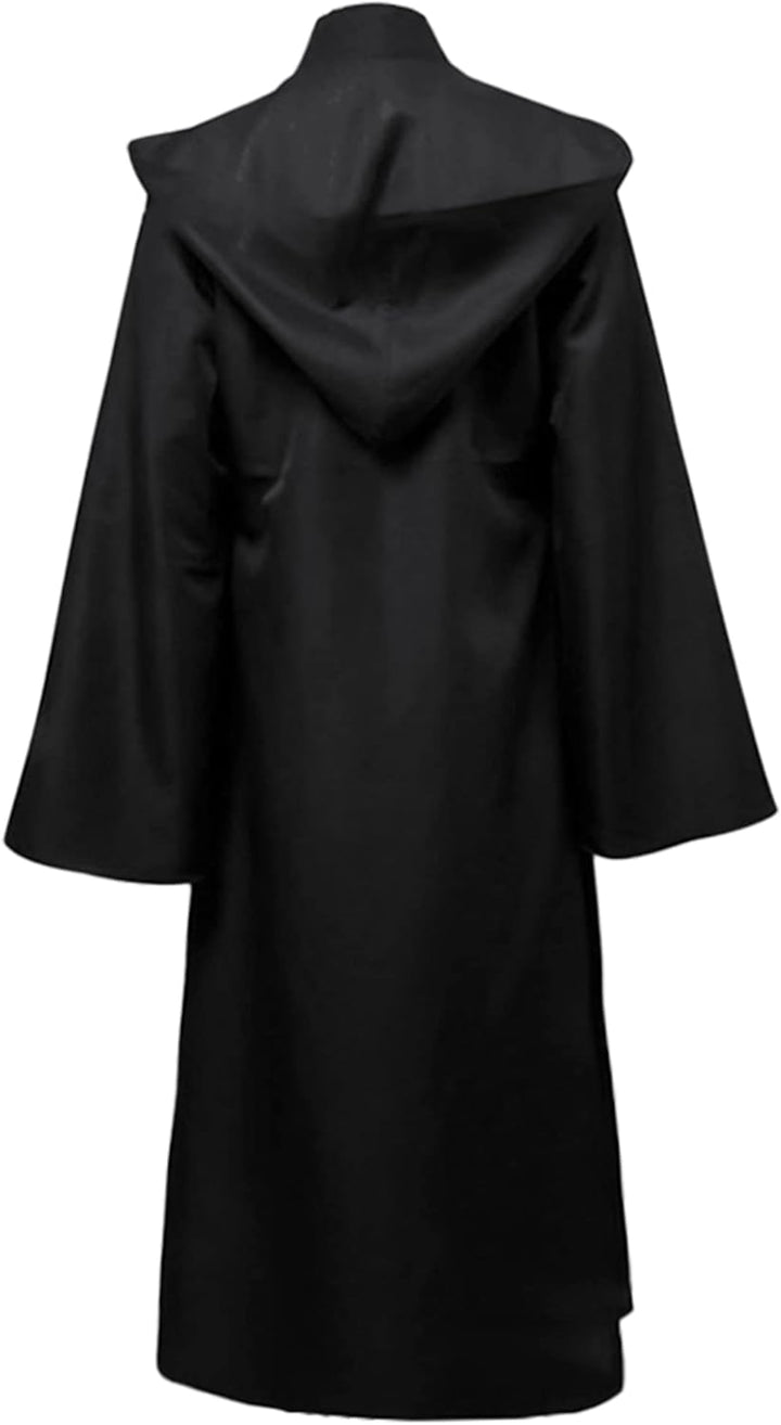 GraduationMall Umhang mit Kapuze Herren Damen Mittelalter Mantel Jedi Robe Ritter Fancy Halloween Co