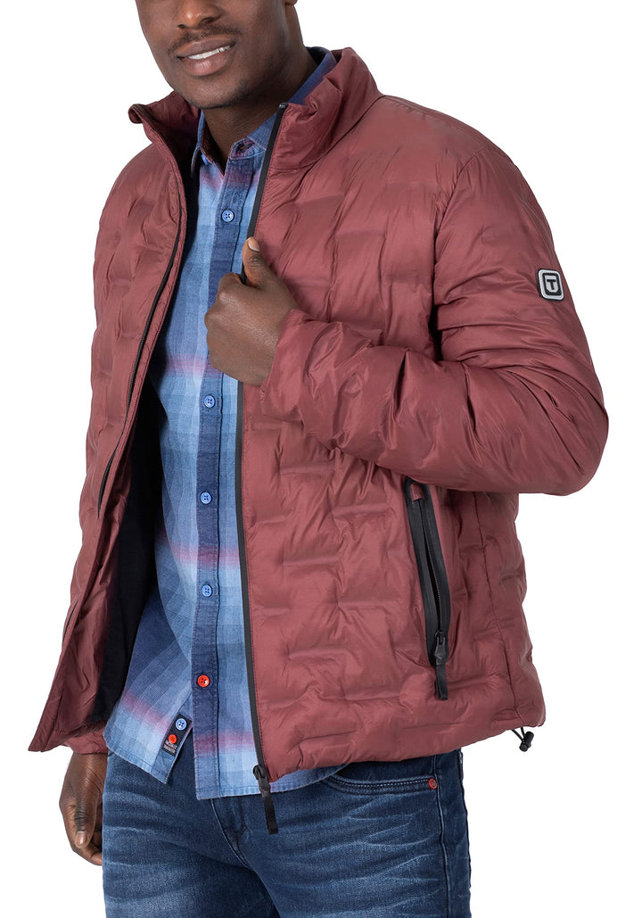 Timezone Herren Bonded Jacket 4 M amarone red, M amarone red