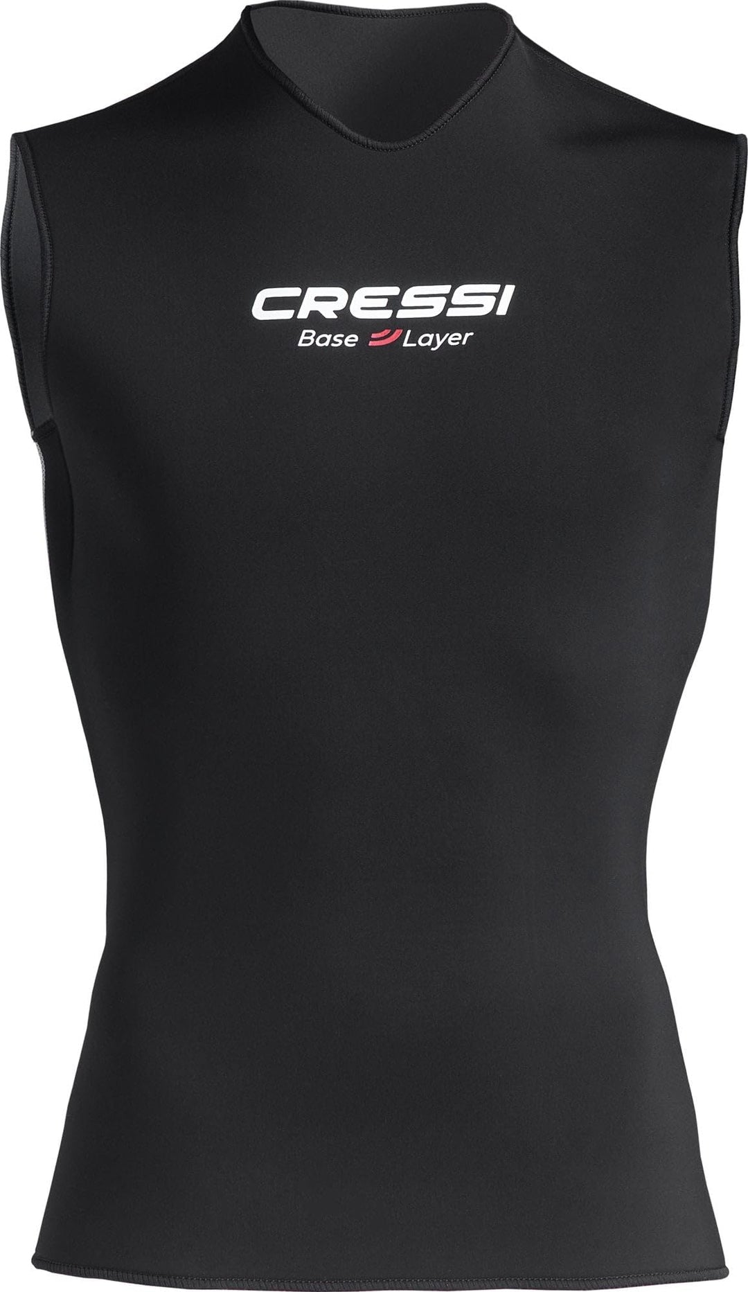 Cressi Base Layer Core Vest Lady 2.5mm - Ärmelloser Unteranzug für Frauen, Schwarz Schwarz M, Schwar