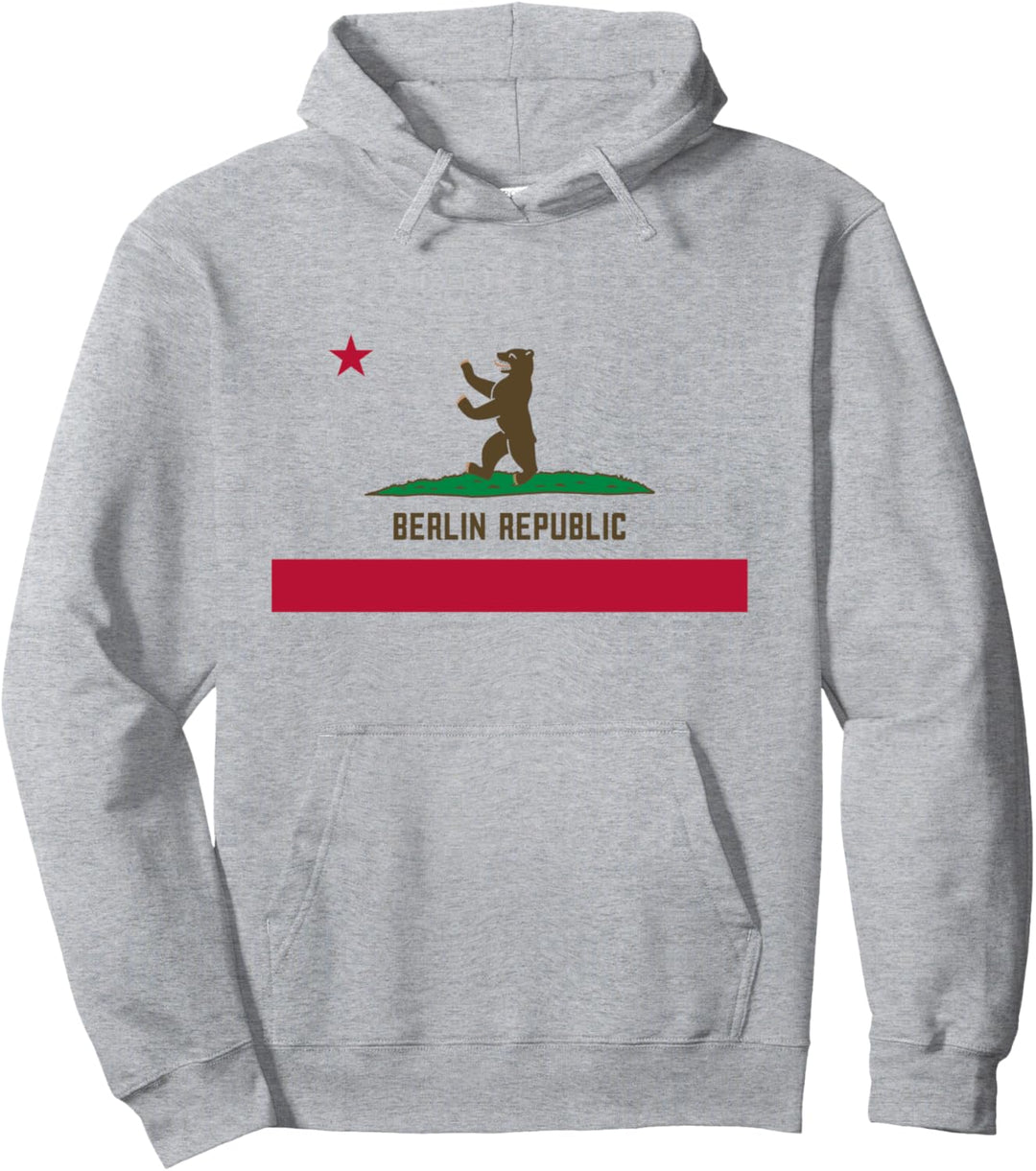 Berlin California Kalifornien Berliner Bär Germany Pullover Hoodie