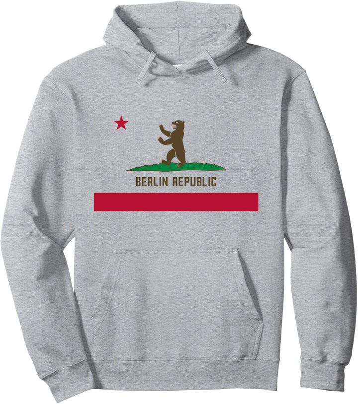 Berlin California Kalifornien Berliner Bär Germany Pullover Hoodie