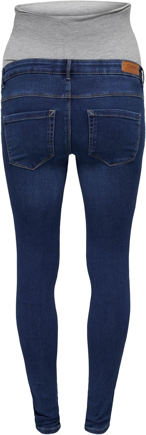 ONLY MATERNITY Damen Olmroyal Life Sk Mbd Jeans DNM Noos Jeanshose M / 32L Medium Blue Denim, M / 32