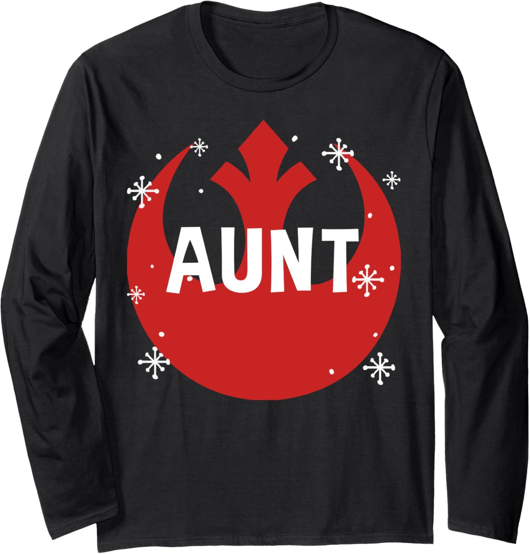 Star Wars Christmas Rebel Aunt Langarmshirt