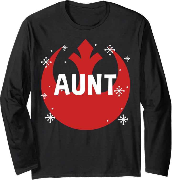 Star Wars Christmas Rebel Aunt Langarmshirt