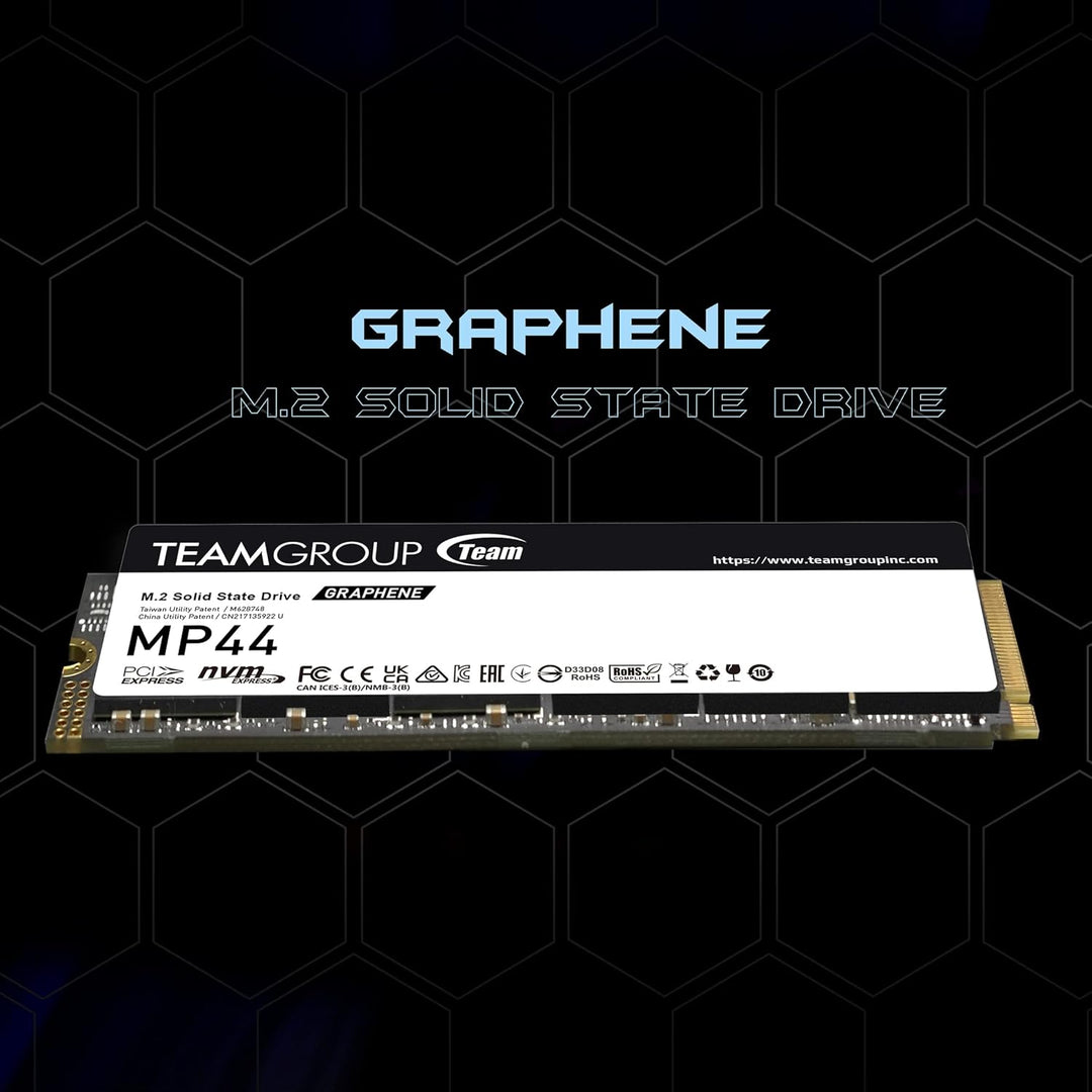 TEAMGROUP SSD Team MP44 M.2 1TB PCIe G4x4 2280 1TB Agile Schwarz, 1TB Agile Schwarz