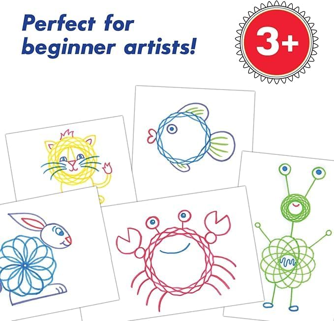 Spirograph Junior, mehrfarbig, Einheitsgrösse (SP204) Modern Einheitsgrösse mehrfarbig, Modern Einhe