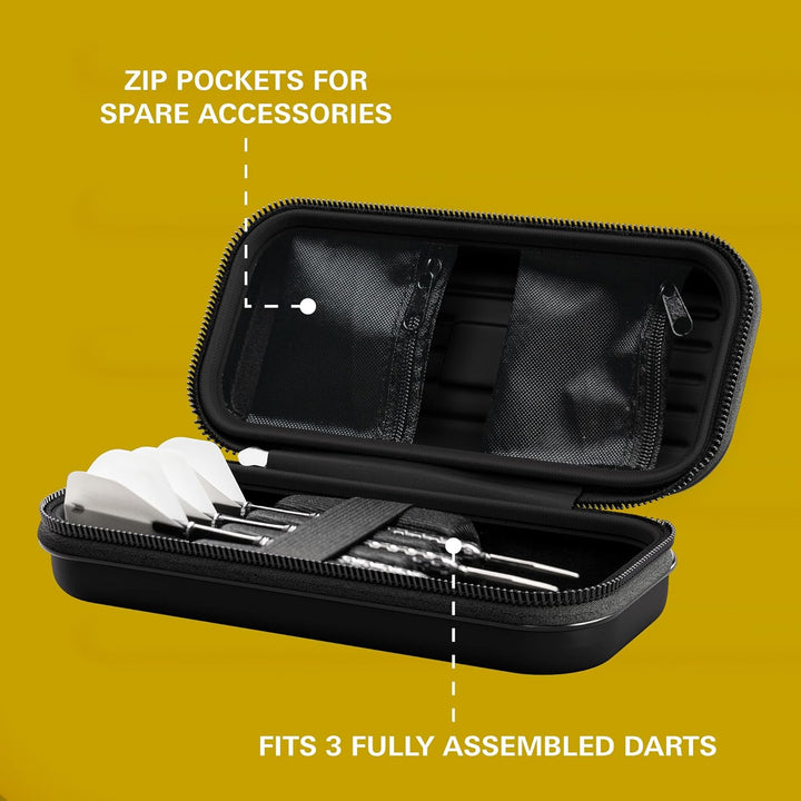 Target Darts Takoma Regular Darts Case - Holds x 1 Satz Darts Brieftasche Gelb, Gelb
