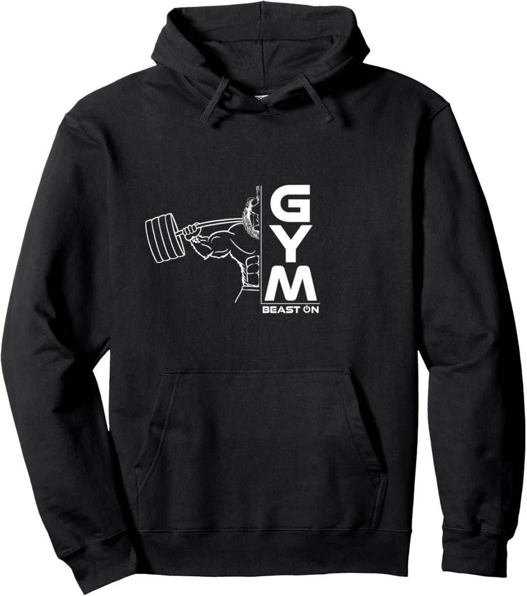 GYM Löwen Soldat Lifting Fitness Motivation Design Gym Pullover Hoodie
