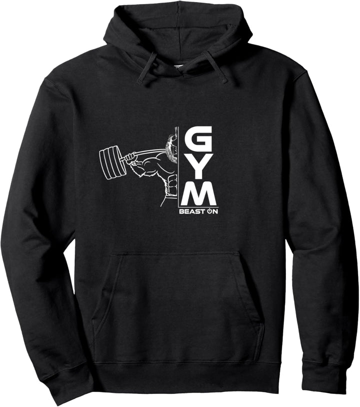 GYM Löwen Soldat Lifting Fitness Motivation Design Gym Pullover Hoodie