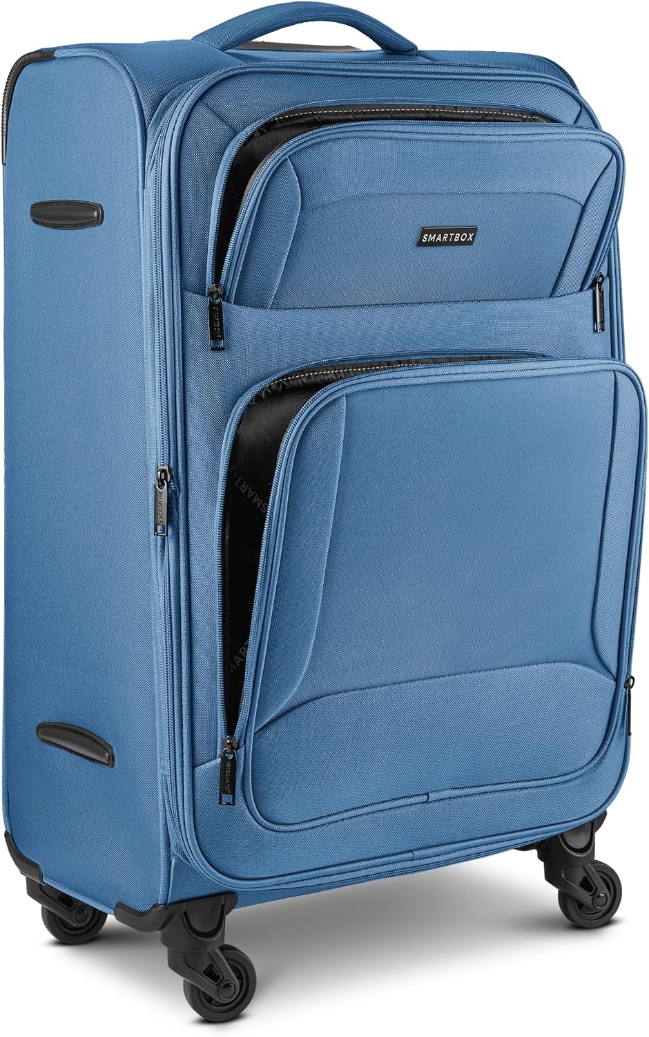 Smartbox Weichgepäck Koffer-Set 3-teilig für Damen & Herren | leichte & stabile Reise-Trolleys, hoch