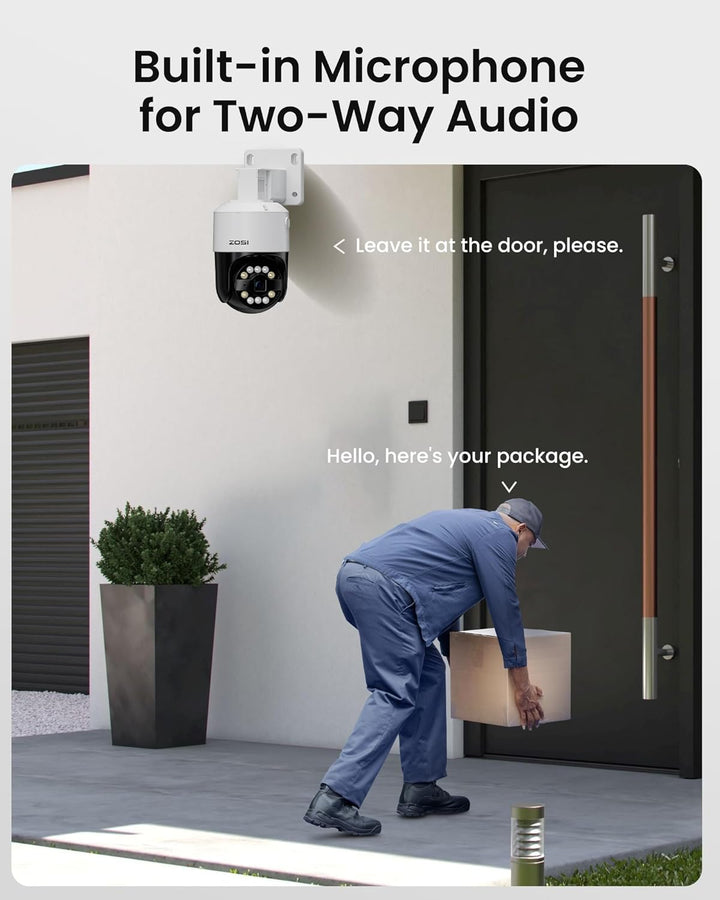 ZOSI 4K 32CH Überwachungskamera Set Aussen, 8MP PoE Kamera Überwachung Outdoor, 4TB HDD Dual-Disk NV