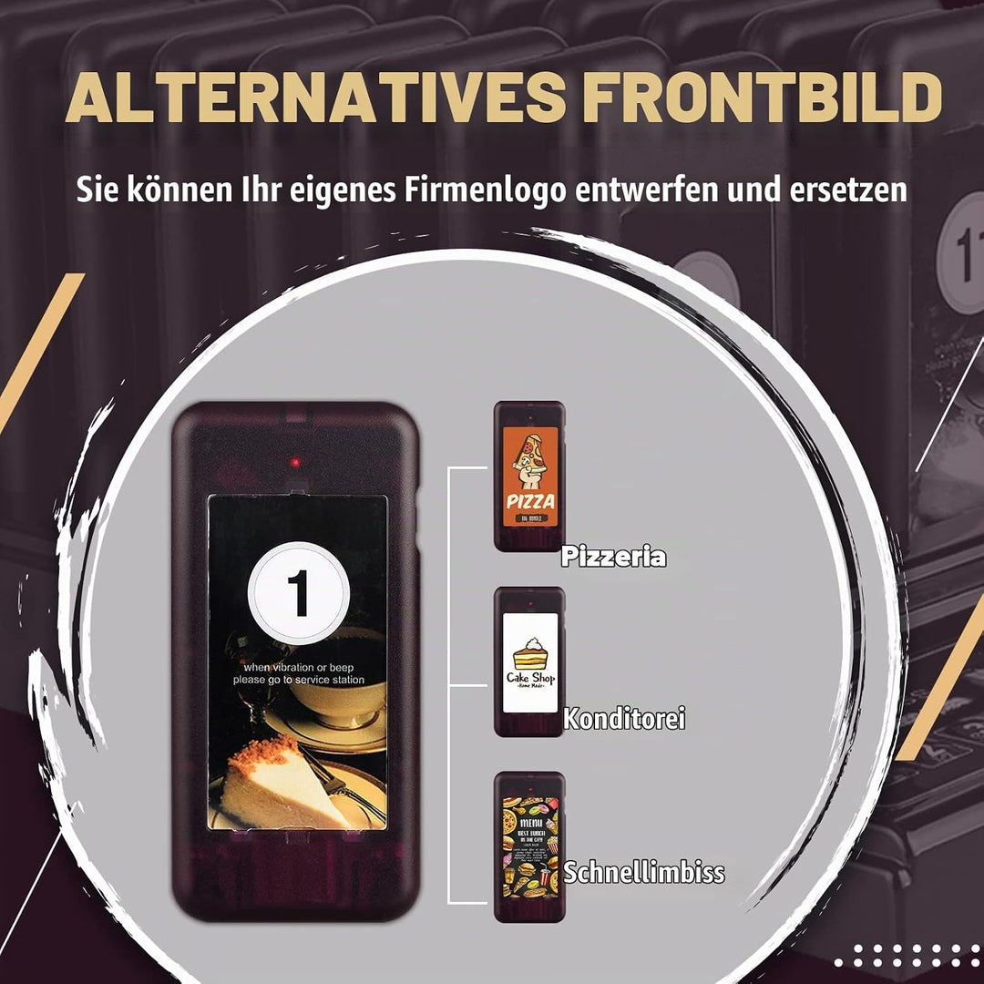 Retekess T112 Pager Rufsystem, 500M Pager Gastronomie, 20 Pager, 360 mAh Akku 36H, 999 Kanale, Auswe