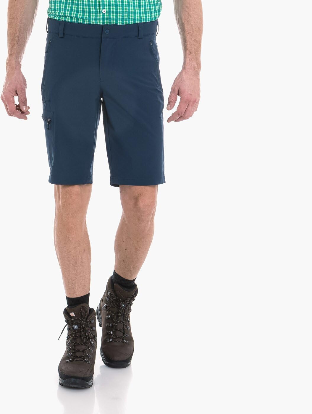 Schöffel Herren Shorts Folkstone, vielseitige kurze Wanderhose mit verstellbarem Bund, Outdoor Hose