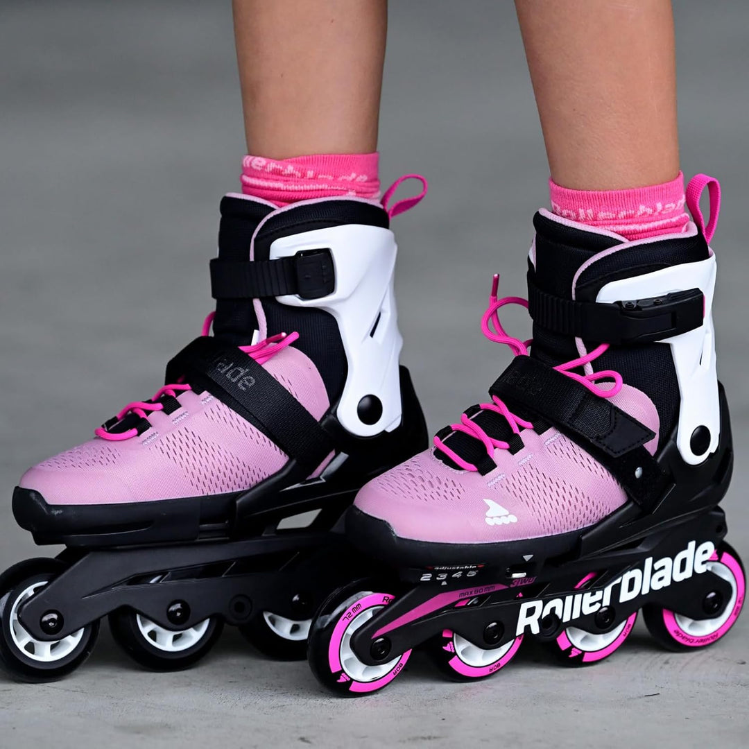 Rollerblade Unisex Jugend Microblade Inline Skates 23 Rosa/Bianco, 23 Rosa/Bianco