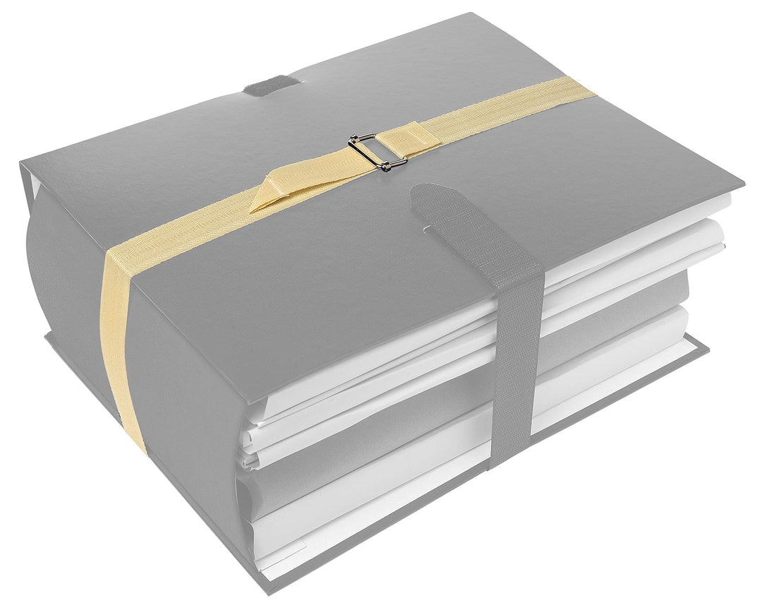 Exacompta Dokumentengurt für Ordner Beige, Länge 1,00 m, Packung mit 25