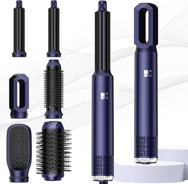 Air Styler 6 in 1 Hair Styler mit Haartrockner, Locken, Haarbürste, Haarbürste, Glättbürste, Magic S