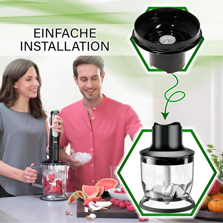 Getriebe Deckel für Stabmixer mit Originalcode 7322115434 für den HC 350 ml Behälter für Braun Multi