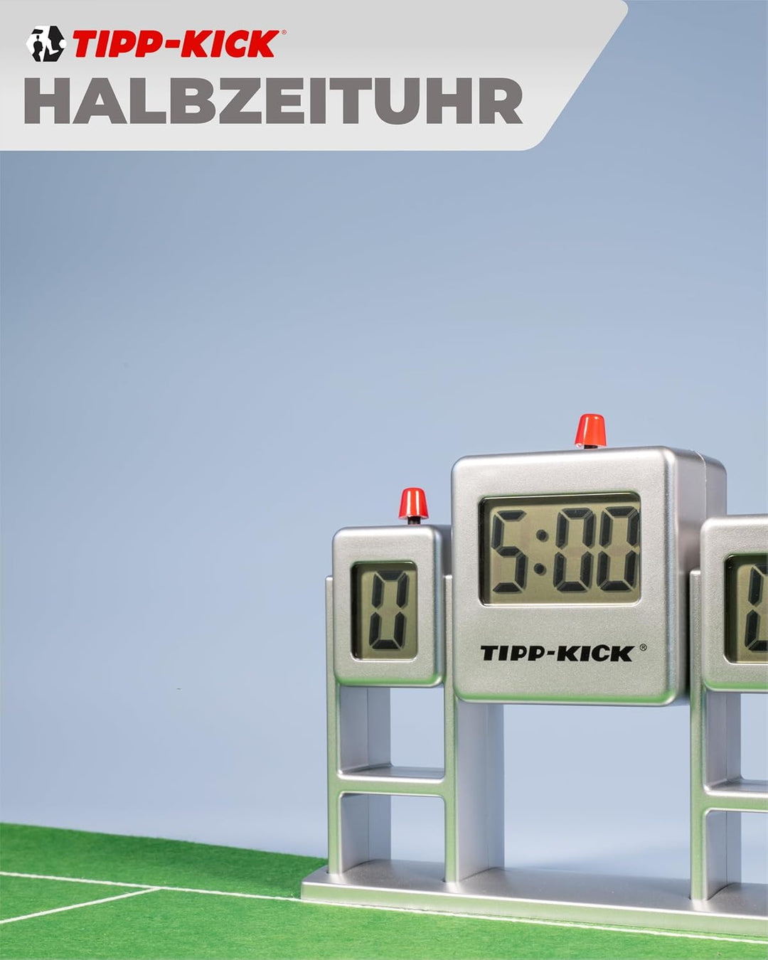 TIPP-KICK Halbzeituhr mit Toranzeige & Soundfunktion I Deine eigene Anzeigetafel für aktuelle Spiels