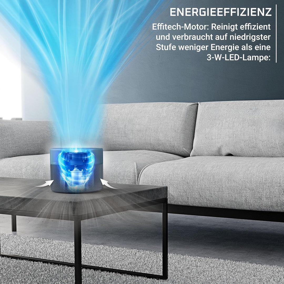 Rowenta Pure Air Mini Luftreiniger, für zu Hause, ultrakompakte Grösse, bis 22 m², extrem leiser Nac