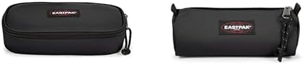 Eastpak OVAL SINGLE Federmäppchen, 22 cm Schwarz Bundle mit Federmäppchen, Schwarz Bundle mit Federm
