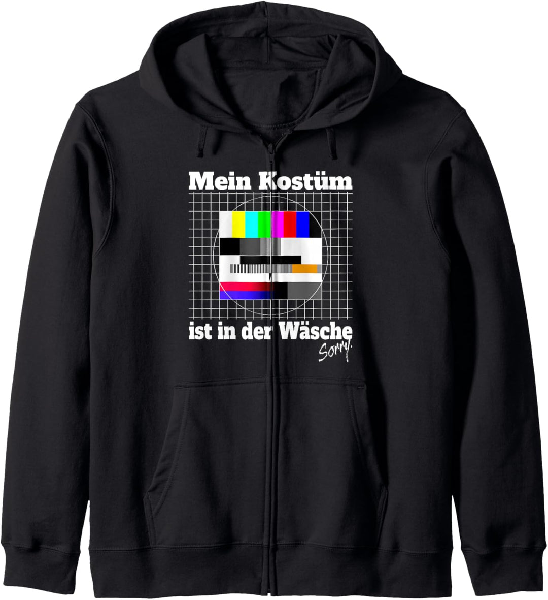 Mein Kostüm Ist In Der Wäsche Testbild Retro 80s Outfit 80er Kapuzenjacke