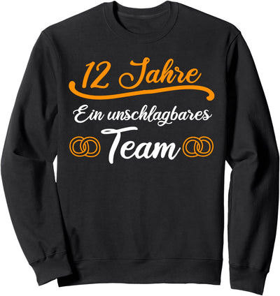 Nickelhochzeit 12.Hochzeitstag Seit 2009 Geschenk Sweatshirt