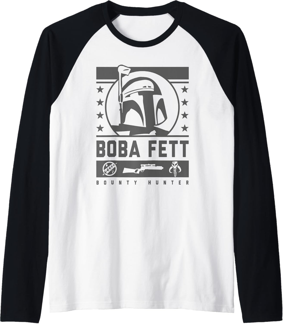 Star Wars Boba Fett Streetwear Propaganda Poster Raglan