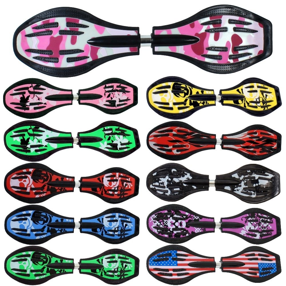 FunTomia Waveboard Original ABEC9 Kugellager inkl. Tasche - Bis 120kg - (Verschiedene Farbdesigns) P