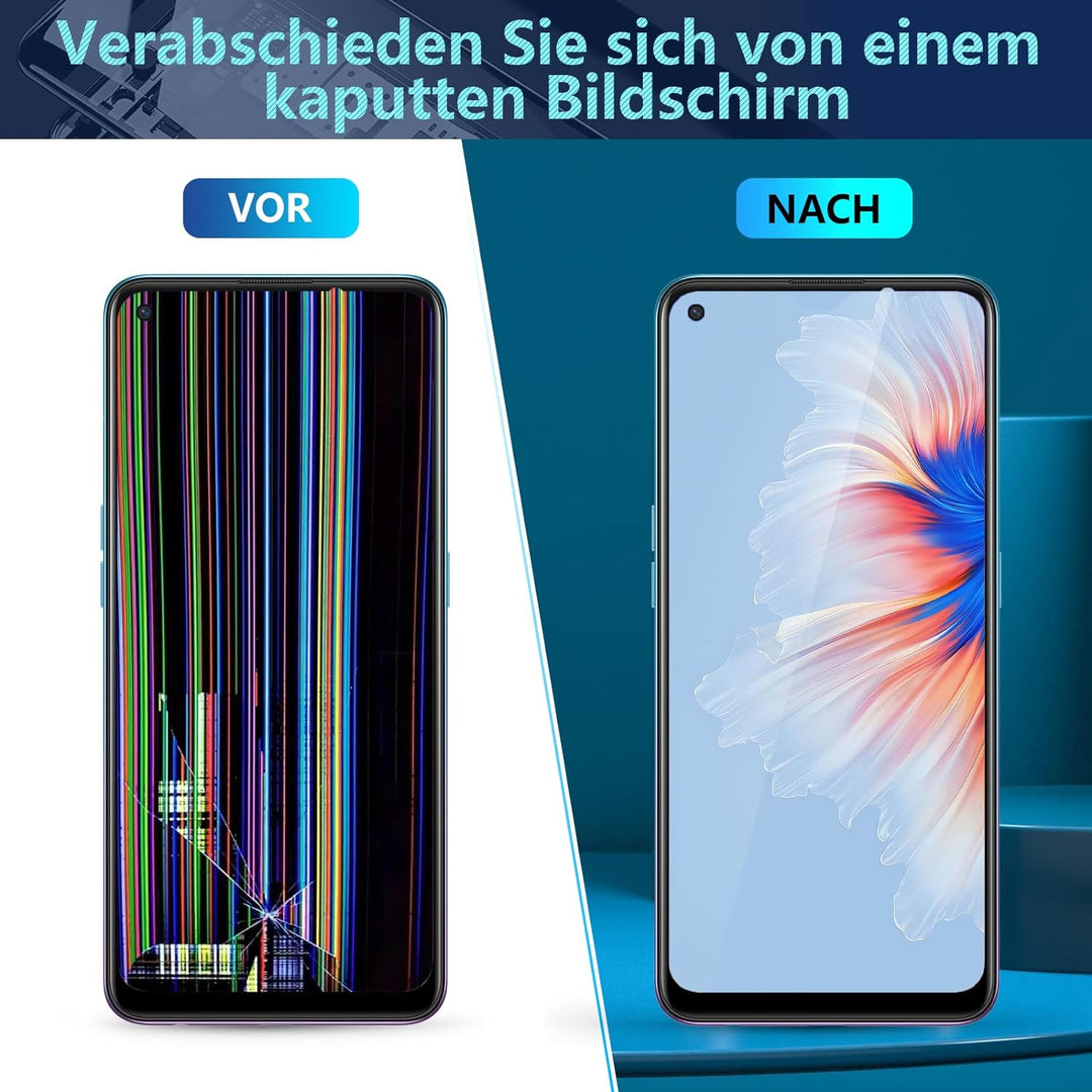 RongZy Display für Oppo A94 5G /RENO5 Z CPH2211 LCD Bildschirmersatz Digitizer Touchscreen Montiert