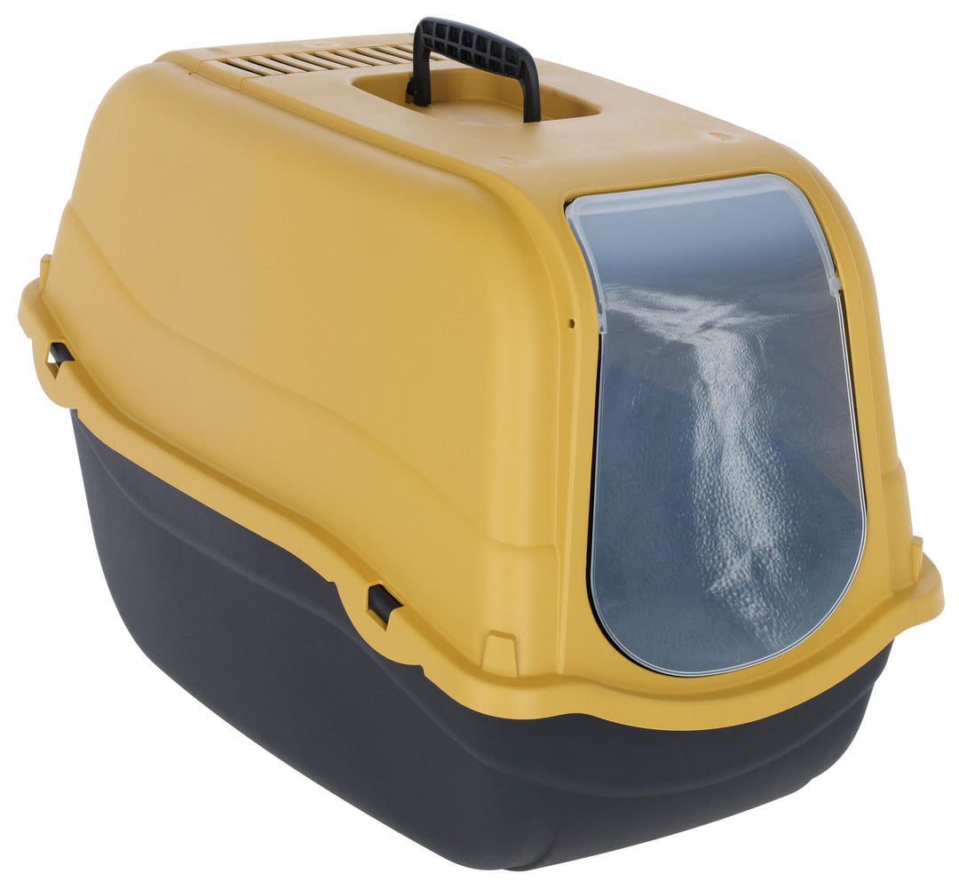 Kerbl Pet Katzentoilette Minka, schwarz/Honey, 57x39x41 cm, Katzenklo, Kunststoff, Katzen, schwarz/h