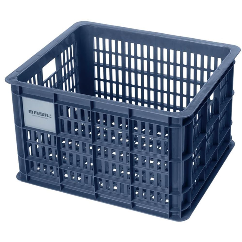 Basil B.V. Unisex – Erwachsene Crate Fahrradkaste 45.25x35x25cm Grau, 45.25x35x25cm Grau