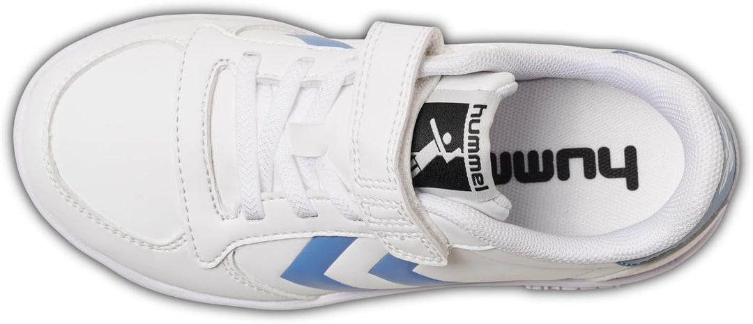 hummel Unisex Kinder Stadil Light Quick Jr Sneaker 26 EU White Navy, 26 EU White Navy