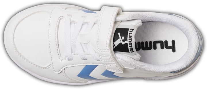 hummel Unisex Kinder Stadil Light Quick Jr Sneaker 26 EU White Navy, 26 EU White Navy