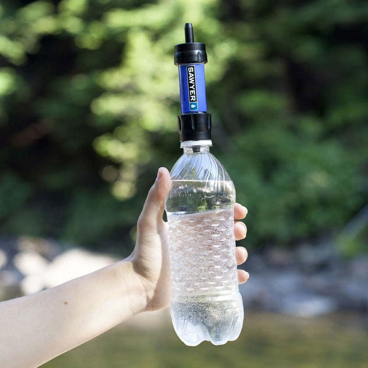 Sawyer Mini PointONE Wasserfilter Outdoor Notversorgung enfernt 100% Mikroplastik und 99,99999%* all