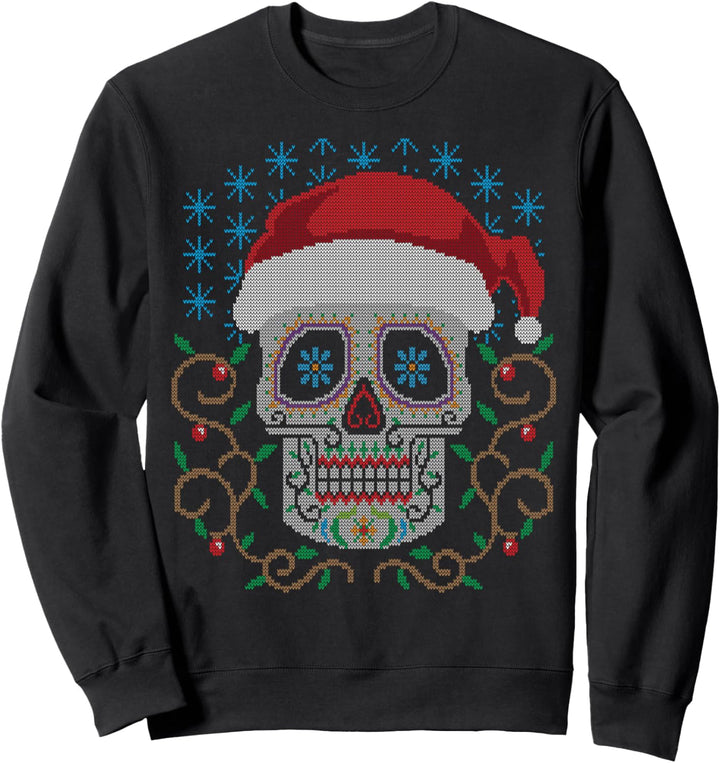 Cinco de Mayo Weihnachten Dia De Los Muertos Sugar Skull Sweatshirt