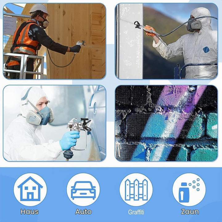 WOOLUCK® 6 Stück Airless düse mit spitzendichtung,und 60 Mesh Airless Spray Gun Filter Elemente,für