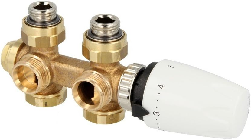 TA Heimeier Design-Edition Multilux 4 Set für Zweirohrsystem weiss RAL 9016, 9690-27.000
