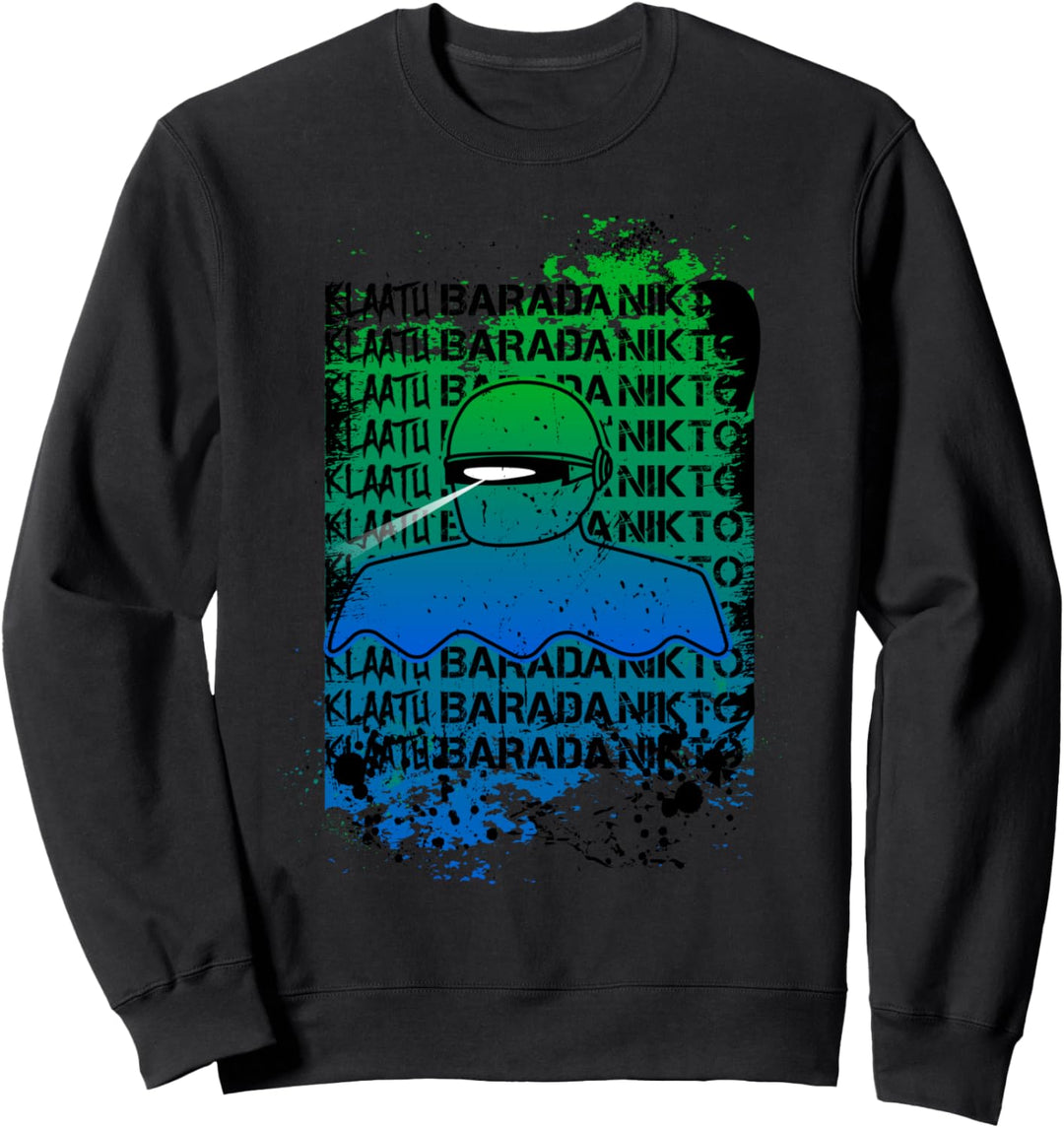 Klaatu Barada Nikto Roboter SiFi Design Sweatshirt