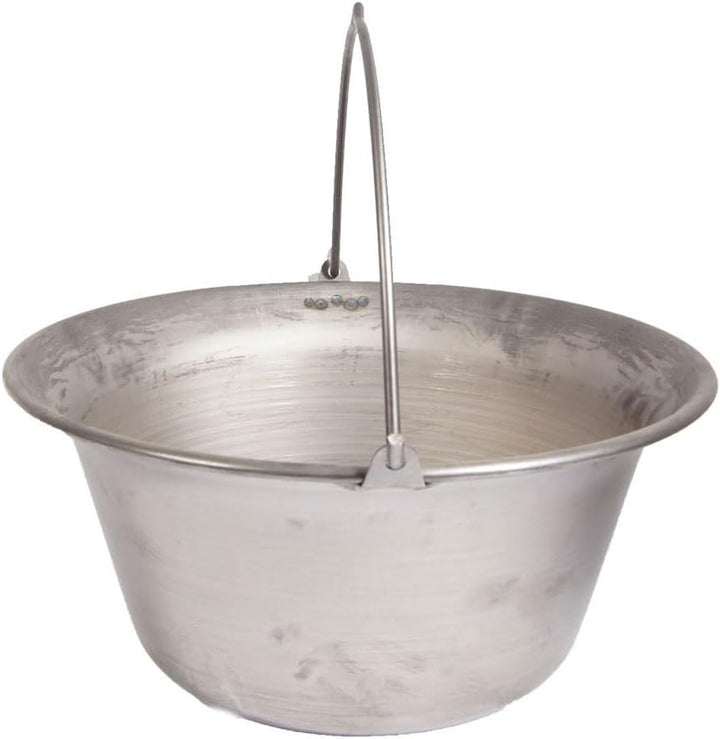 troph-e-shop Ungarischer Gulaschkessel Topf Eisen Feuertopf Hordentopf Eisentopf 10 Liter
