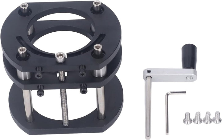 Fräser Lift, Frästisch Lift für Oberfräsen Fräser Hebebühne Basis 4-Klemm Frästisch Hebesystem Oberf