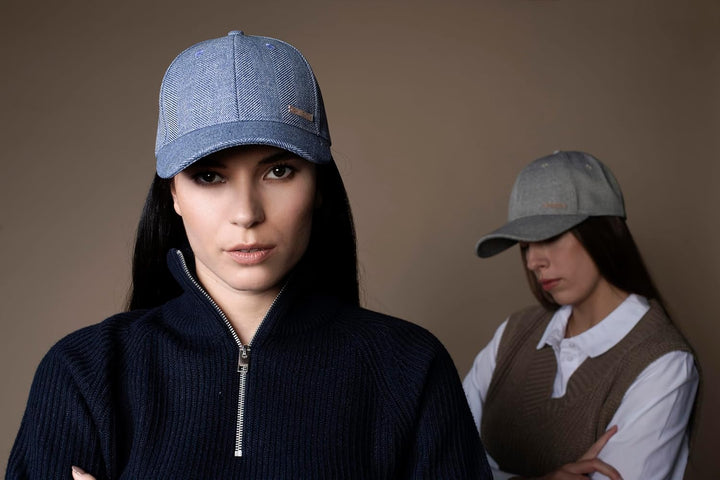 CHILLOUTS Unisex Savio Hat Baseballkappe Einheitsgrösse blue herringbone, Einheitsgrösse blue herrin