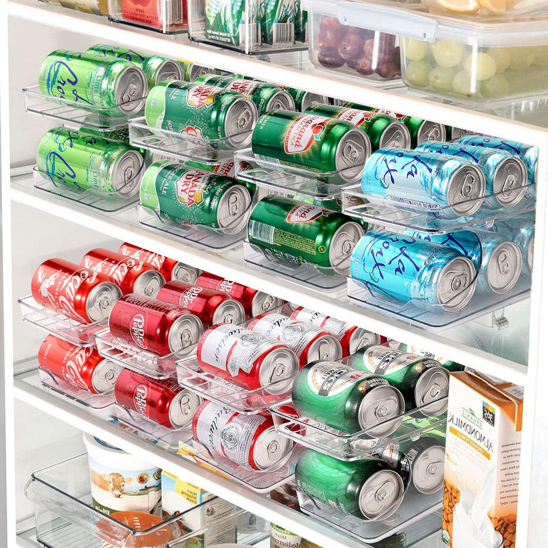 BingoHive Rollen Kühlschrank Organizer Dosenspender Dosenhalter für Getränke Bier Sprudel Soda Staur