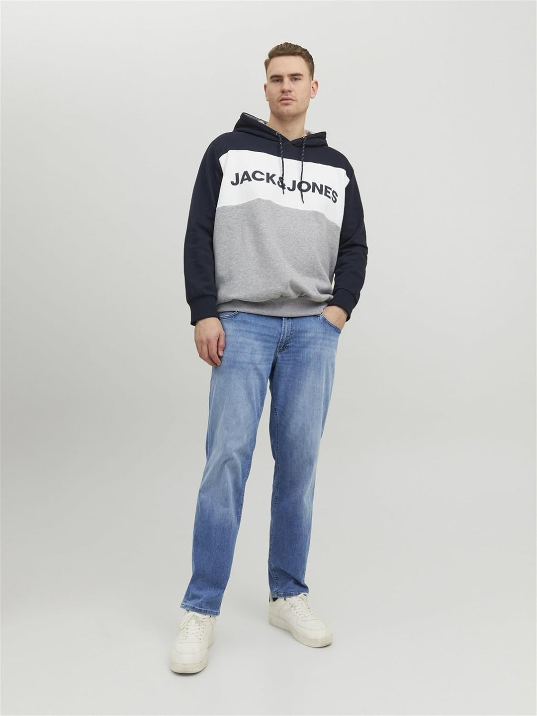 JACK & JONES Herren Jeans 44W / 32L Blue Denim, 44W / 32L Blue Denim