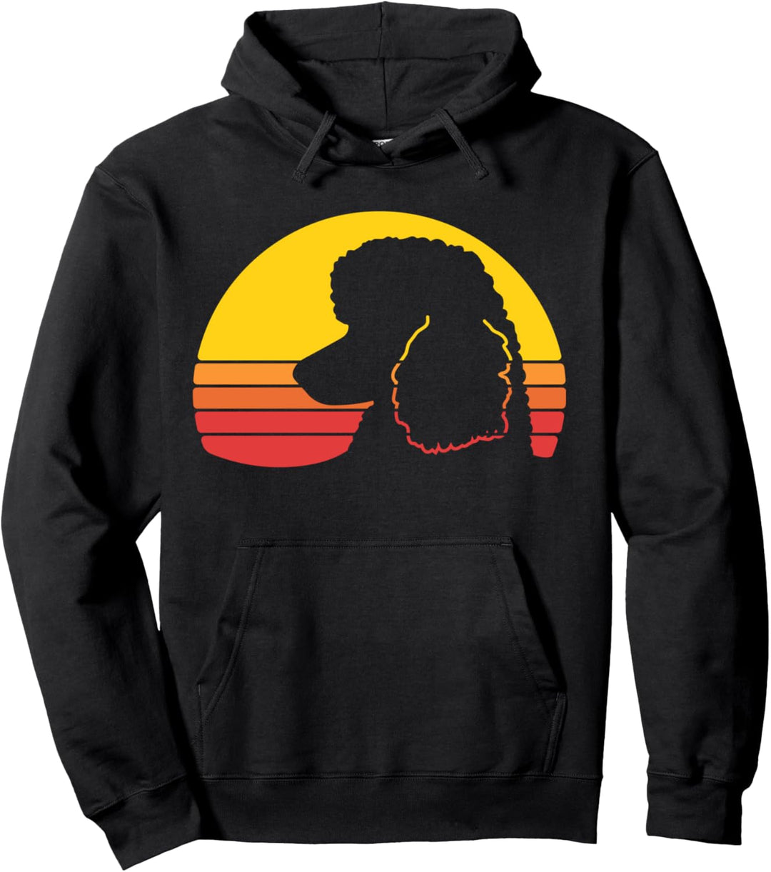 Pudel Retro Königspudel Zwergpudel Poodle Pullover Hoodie