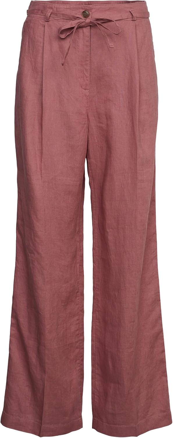 ESPRIT Leinenhose mit weitem Bein 30W / 30L 550/Mauve, 30W / 30L 550/Mauve
