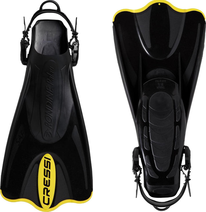 Cressi Light Weight Premium Travel Snorkel Set fo All Family | Palau SAF Set Made in Italy