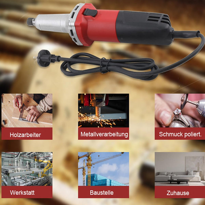 Geradschleifer 750 W, 0-27000 U/min Elektrischer gerader Schleifer Elektrisch Stabschleifer Gradschl