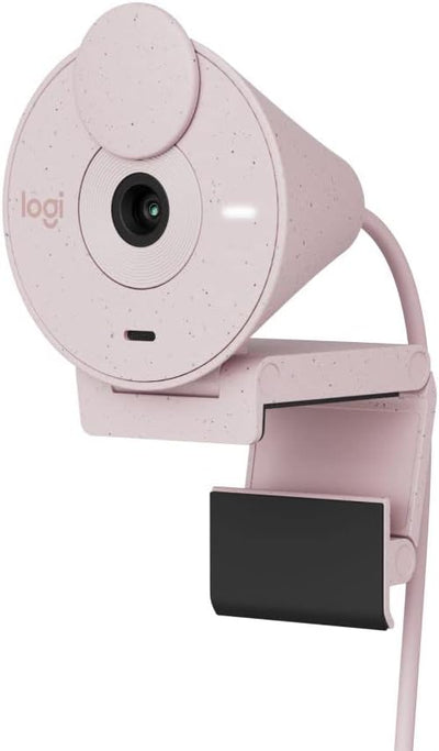 Logitech Brio 300 Full HD-Webcam mit Sichtschutz, Mikrofon mit Rauschunterdrückung, USB-C, Zertifizi